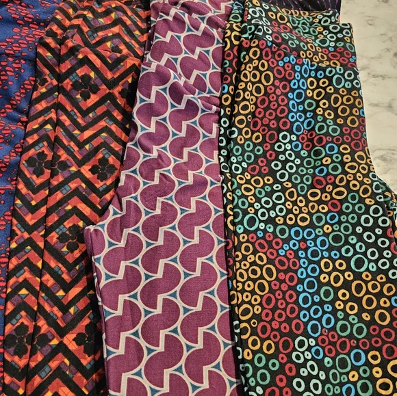 Lularoe One Size Leggings 13 Pairs - Picture 3 of 5